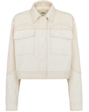 Fendi Denim Jackets - White