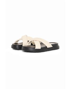Ichi Schoenen ,Stijlvolle Oxford Tan Sandalen - Naturel