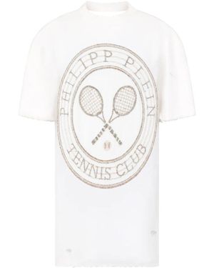 Philipp Plein Short Dresses - Blanco