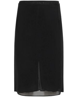 Marella Midi Skirts - Negro