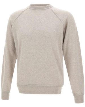 FILIPPO DE LAURENTIIS Round-Neck Knitwear - Grey