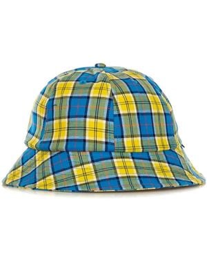 Obey Madras Eimerhut Zitrone Multi - Blau