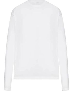 TOTEME Klassiek T-Shirt Met Lange Mouwen - Wit