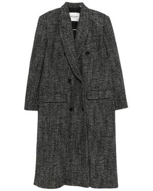 Isabel Marant Double-Breasted Coats - Negro