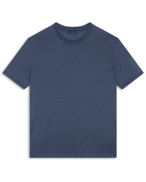 Paul & Shark Baumwolle Seide T-Shirt - Blau