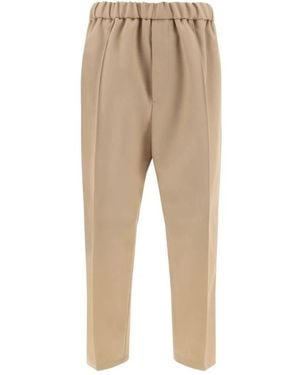 Jil Sander Slim-Fit Trousers - Natural