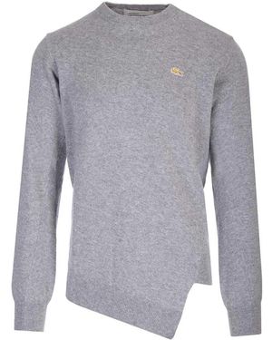 Comme des Garçons Round-Neck Knitwear - Gris