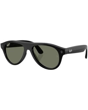 Ray-Ban Accessoires ,Zwart ,Meta (Gen 3) Aviator