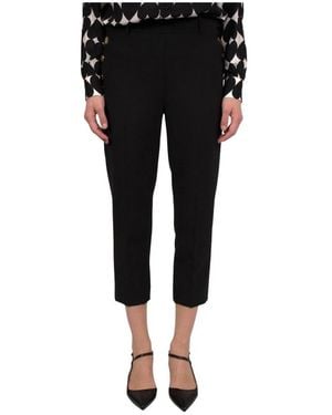 Moschino Cropped Trousers - Black