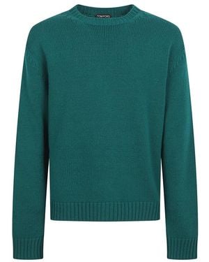 Tom Ford Crewneck Trui - Groen