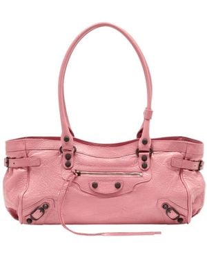 Balenciaga Tassen ,Roze ,Shoulder Bags
