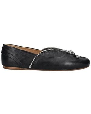 JW Anderson Schoenen ,Zwart ,Leer Biker Ballerina