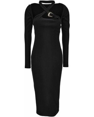 Versace Jeans Couture Midi Dresses - Negro