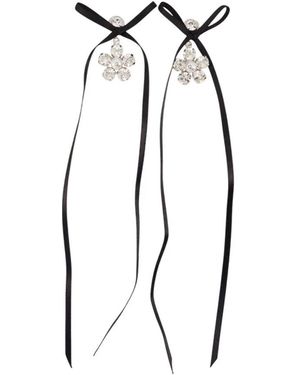 Simone Rocha Mini Daisy Oorbellen - Metallic