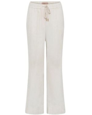 GUSTAV Wide Trousers - White