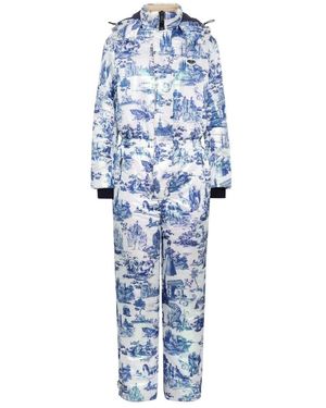 Philipp Plein Ski Jumpsuit En Plein Air - Blauw