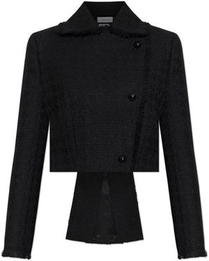 McQueen Tweed Jackets - Negro