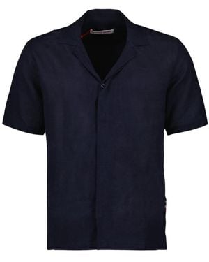 Orlebar Brown Short Sleeve Shirts - Blauw