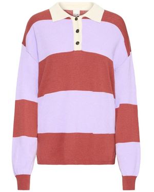Ichi Round-Neck Knitwear - Rouge