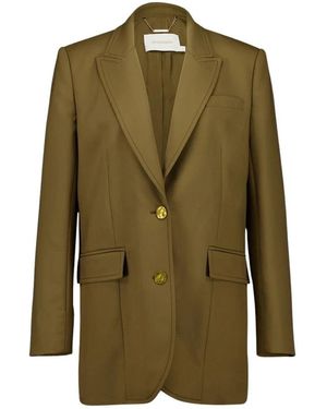 Zimmermann Groene Wollen Jas