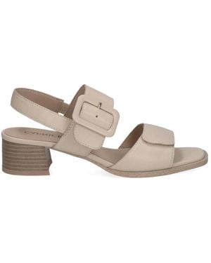 Caprice High Heel Sandals - White