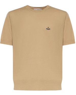 Vivienne Westwood Round-Neck Knitwear - Natural
