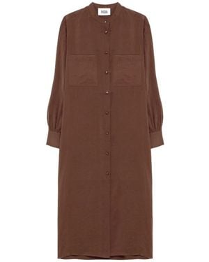 Alpha Studio Shirt Dresses - Marrón