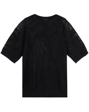 Prada Round-Neck Knitwear - Black