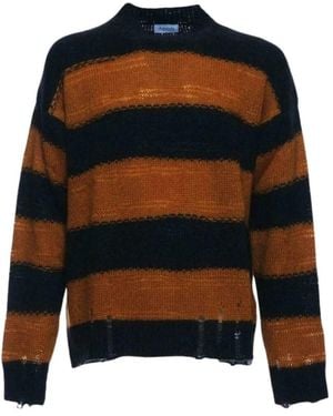 AMISH Round-Neck Knitwear - Nero