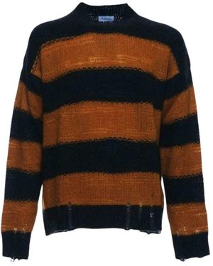 AMISH Round-Neck Knitwear - Nero