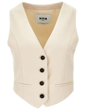 MSGM Vests - Natural