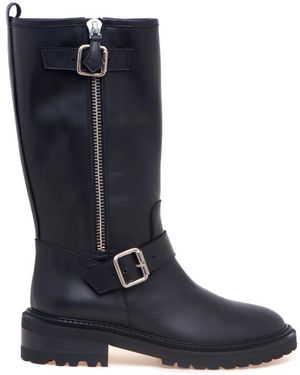 Via Roma 15 High Boots - Blue