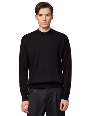 Alpha Studio Maglia Girocollo - Schwarz