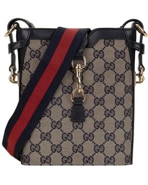 Gucci Tassen ,Veelkleurig ,Cross Body Bags - Zwart