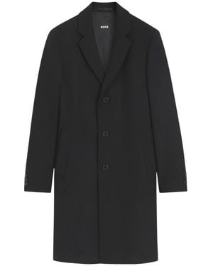 BOSS Single-Breasted Coats - Negro