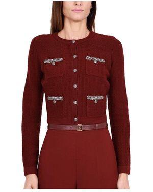 Elisabetta Franchi Cardigans - Rouge