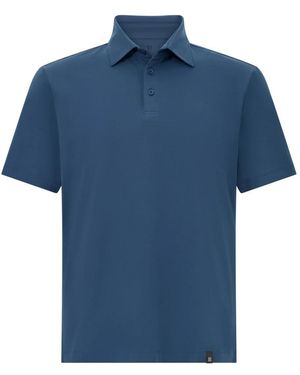 BOGGI Polo-Shirt Aus Stretch-Supima-Baumwolle - Blau