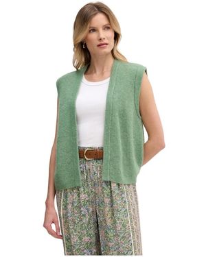 Mos Mosh Thora V-Hals Gebreide Cardigan - Groen