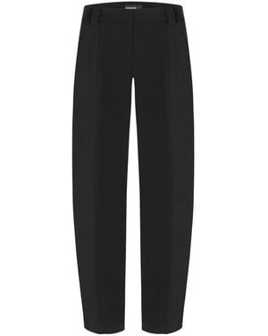 Cambio Straight Trousers - Black