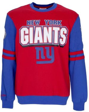 Mitchell & Ness Long Sleeve Training Tops - Rojo