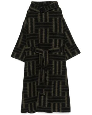 KENZO Belted Coats - Black