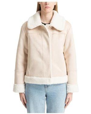 Mc2 Saint Barth Faux Fur & Shearling Jackets - Neutre