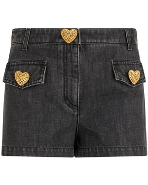 Moschino Denim Shorts - Negro