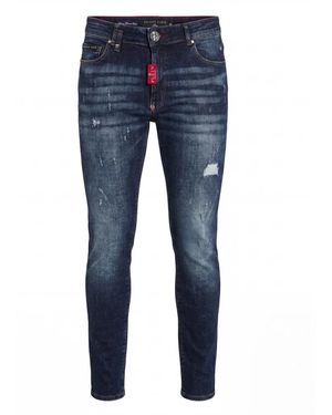 Philipp Plein Slim-Fit Jeans - Azul