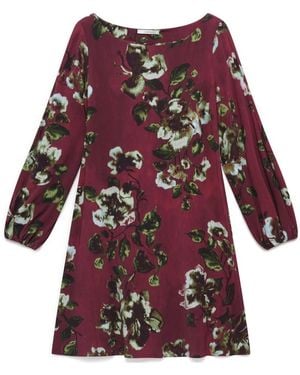 Maliparmi Frosted Blossom Jurk - Paars