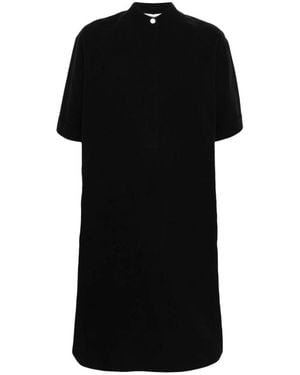 Niccolò Pasqualetti Schwarzes Baumwoll Shift Kleid