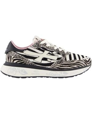 Premiata Lauryn Sneaker Weiß/Zebra