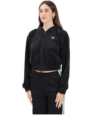 adidas Originals Essentials Chenile Track Top - Schwarz