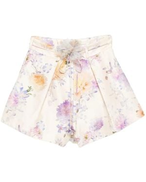 Zimmermann Rokken ,Veelkleurig ,Luna Shorts - Roze