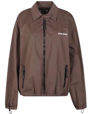 Miu Miu Light Jackets - Marrón